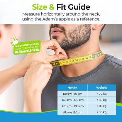 Cervical Neck Traction Device,Relief for Chronic Neck & Shoulder Alignment Pain,Inflatable Neck Stretcher Collar for Home Relief